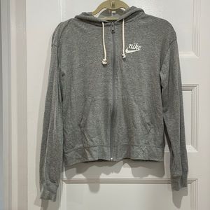Nike hooded zip up jacket